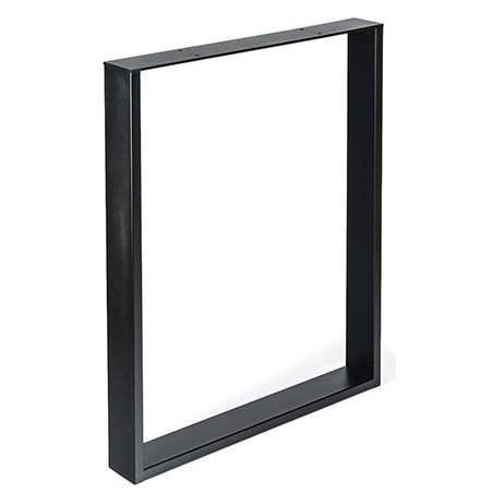 Pöydän neliöjalka Musta 580x710 | Altafin Shop