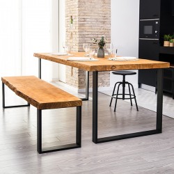 Pöydän neliöjalka Musta 580x710 | Altafin Shop