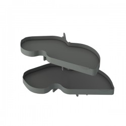 Piilokulmamekanismi COMBIS-2 450mm Oikea Antrasiitti 2-Hyllyä | Altafin Shop