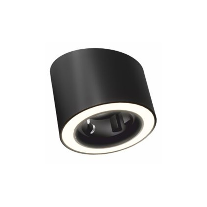 Led-Valaisin Unika 4,5W 24VDC Schuko 230V pistorasialla musta - Altafin Shop