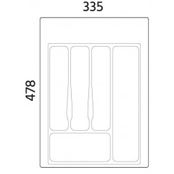 Keittiövälinelokerikko Impaz valkoinen M400 | Altafin Shop