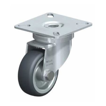 Kalustepyörä 50mm kääntyvä laippakiinnitys - Altafin Shop