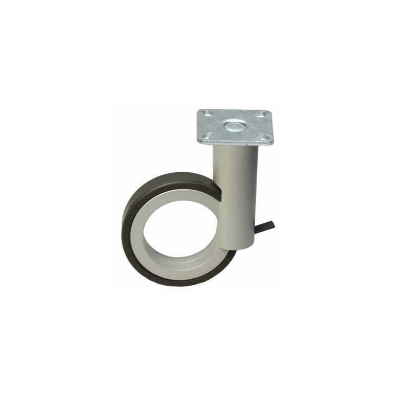 Roto kalustepyörä 100mm jarrulla harmaa - Altafin Shop