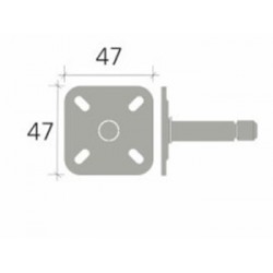 Roto kalustepyörä 100mm jarrulla harmaa - Altafin Shop
