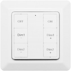 Smart Home RF Kaukosäädin ON/OFF/DIM, 2-kanavaa | Altafin Shop