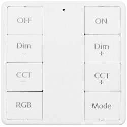Smart Home RF kaukosäädin DIM/CCT/RGB/SCEN 1-alue