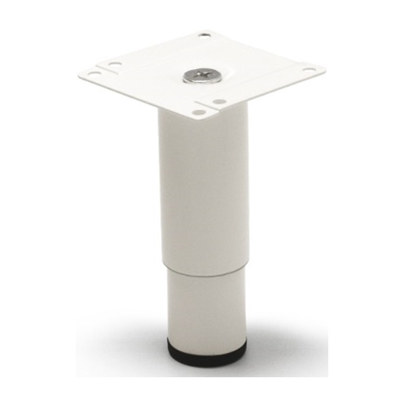 RIM Kalustejalka 80-130mm RST Valkoinen | Säädettävä ja Kestävä