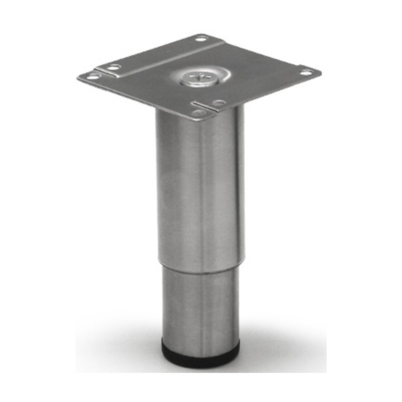 RIM Kalustejalka 80-130mm RST Harjattu | Säädettävä Kalustejalka Ruostumattomasta Teräksestä