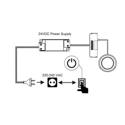 Led valosarja Holl 2-Os. musta 4000K 2x4,5W - Altafin Shop