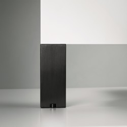 Kalustejalka Fonda 100mm harjattu musta