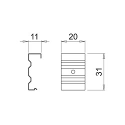 Track kiinnitysklipsi | Altafin Shop