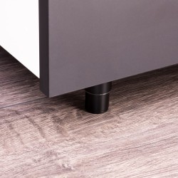 RIM Kalustejalka 80-130mm RST Musta | Säädettävä ja Kestävä