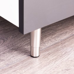 RIM Kalustejalka 130-240mm RST Harjattu | Säädettävä ja Kestävä