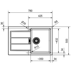 Franke Sirius S2D 611-78 Carbon – Tectonite-keittiöallas | Laskutaso
