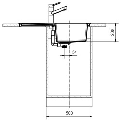 Franke Sirius S2D 611-78 Carbon – Tectonite-keittiöallas | Laskutaso