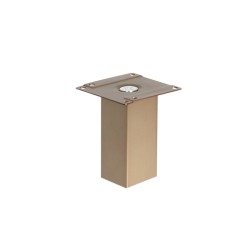 Rst - kalustejalka Gemini 85-135mm harjattu messinki | Altafin Shop