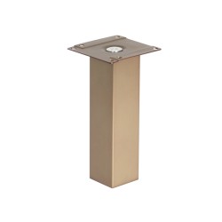 Rst - kalustejalka Gemini 135-245mm harjattu messinki | Altafin Shop