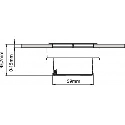 Eight upotettava kaluste pistorasia + USB | Altafin Shop