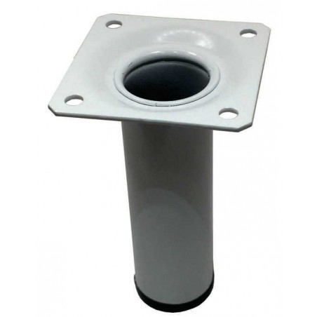 Pyöreä putkijalka valkoinen | Altafin Shop