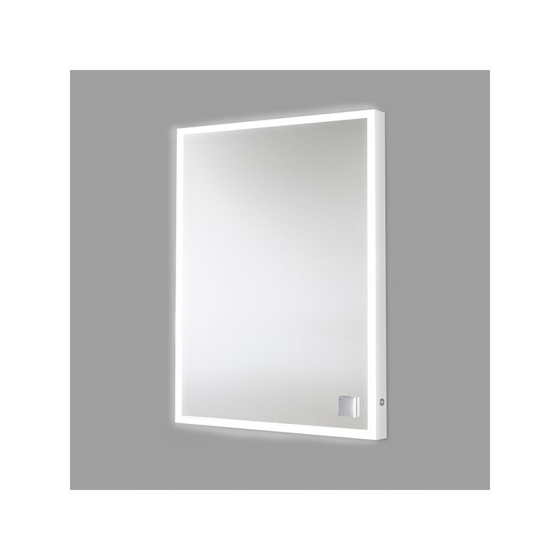 Led valopeili Delux 500X900X58 IP44 valkoinen pistorasialla ja himmenninkytkin - Altafin Shop