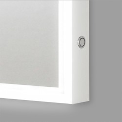 Led valopeili Delux 500X900X58 IP44 valkoinen pistorasialla ja himmenninkytkin - Altafin Shop