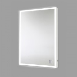 Led valopeili Delux 600X900X58 IP44 valkoinen pistorasialla ja himmenninkytkin - Altafin Shop